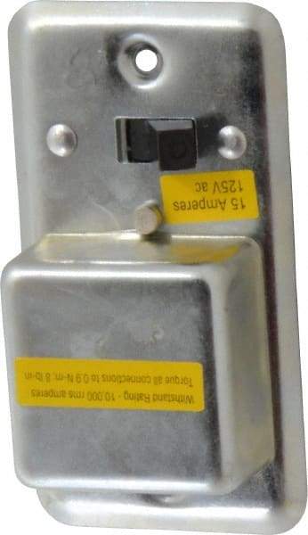 Cooper Bussmann - 125 VAC, Indicating Fuse Cover - For Use with 2-1/4 Inch Handy Boxes, FUSTAT Plug Fuses and FUSTRON Plug Fuses - Strong Tooling