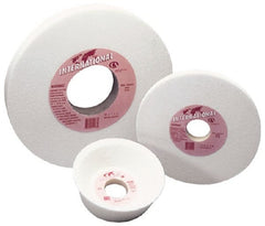 Grier Abrasives - 8" Diam x 1-1/4" Hole x 1" Thick, J Hardness, 46 Grit Surface Grinding Wheel - Strong Tooling