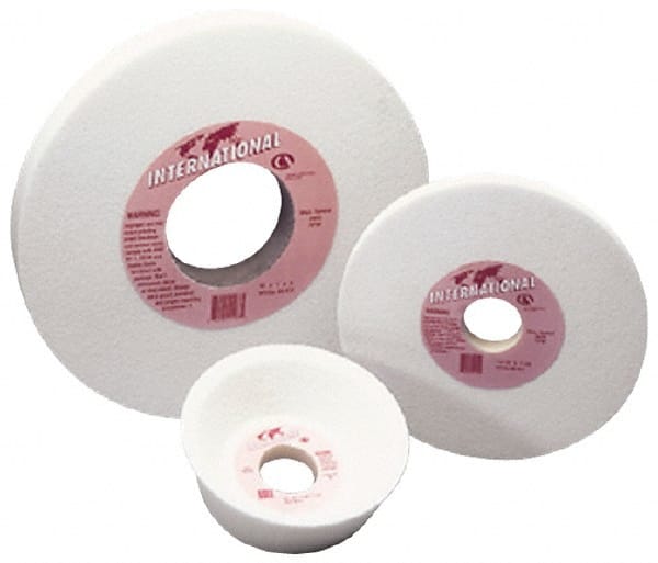 Grier Abrasives - 6" Diam x 1-1/4" Hole x 1/2" Thick, K Hardness, 46 Grit Surface Grinding Wheel - Strong Tooling