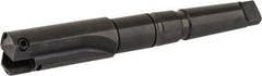 Allied Machine and Engineering - Series C, 1-1/2 to 2-3/8" Diam, 4MT Taper Shank, Straight Flute Spade Drill - 4" Max Depth, 6-15/16" Body Length, 10-9/16" OAL, Short Length, Through Coolant - Strong Tooling