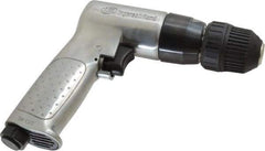 Ingersoll-Rand - 3/8" Reversible Keyless Chuck - Pistol Grip Handle, 2,000 RPM, 4 CFM, 0.5 hp, 85 psi - Strong Tooling