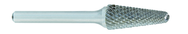 SL-5 -- 5/8 x 1-5/16 LOC x 1/4 Shank x 2 OAL 14 Degree Included Angle Carbide Medium Tough Cut Burr - Strong Tooling