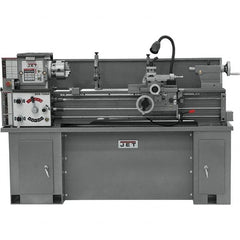 Jet - 13" Swing, 40" Between Centers, 230 Volt, Single Phase Bench Lathe - 5MT Taper, 2 hp, 60 to 1,240 RPM, 1-3/8" Bore Diam, 32" Deep x 45" High x 71" Long - Strong Tooling