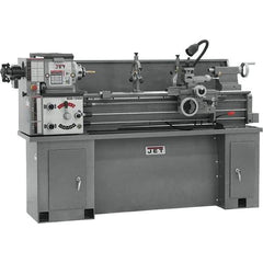 Jet - 13" Swing, 40" Between Centers, 230 Volt, Single Phase Bench Lathe - 5MT Taper, 2 hp, 60 to 1,240 RPM, 1-3/8" Bore Diam, 30" Deep x 29-1/2" High x 76-1/2" Long - Strong Tooling