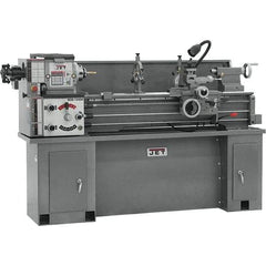 Jet - 13" Swing, 40" Between Centers, 230 Volt, Single Phase Bench Lathe - 5MT Taper, 2 hp, 60 to 1,240 RPM, 1-3/8" Bore Diam, 29-3/4" Deep x 29" High x 75-1/2" Long - Strong Tooling