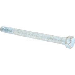 Hex Head Cap Screw: 1/2-13 x 6-1/2″, Grade 9 Alloy Steel, Zinc-Plated Clear Chromate