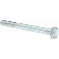 Hex Head Cap Screw: 7/8-9 x 4-1/2″, Grade 9 Alloy Steel, Zinc-Plated Clear Chromate