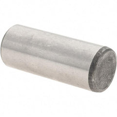 Value Collection - 1/2" Diam x 1-1/4" Pin Length Grade 8 Alloy Steel Standard Dowel Pin - C 50-58 Hardness, 51,000 Lb Breaking Strength, 1 Beveled & 1 Rounded End - Strong Tooling