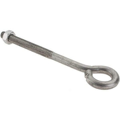 Value Collection - 5/16-18, Stainless Steel Wire Turned Open Eye Bolt - 2-1/2" Thread Length, 5/8" ID, 4" Shank Length - Strong Tooling