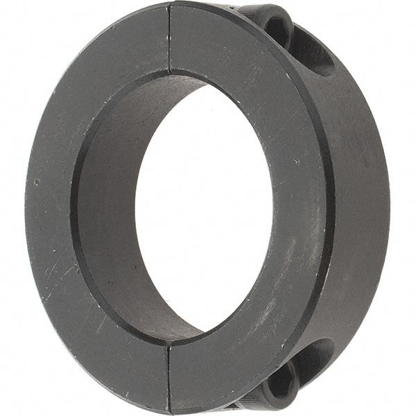 Value Collection - 1-7/16" Bore, Steel, Two Piece Shaft Collar - 2-1/4" Outside Diam, 9/16" Wide - Strong Tooling