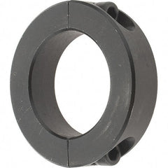 Value Collection - 1-7/16" Bore, Steel, Two Piece Shaft Collar - 2-1/4" Outside Diam, 9/16" Wide - Strong Tooling