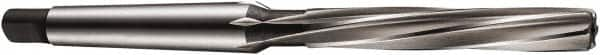 DORMER - 12.5mm High Speed Steel 6 Flute Chucking Reamer - Spiral Flute, 1MT Morse Taper Shank, 76mm Flute Length, 156mm OAL - Strong Tooling