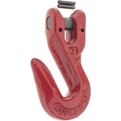 Value Collection - 9/32" Chain Diam, 100 Chain Grade Clevis Hook - 4,300 Lb Capacity, 11/16" ID, 13/32" Pin Diam, 3/8" Hook Throat, 2-1/8" OAL - Strong Tooling