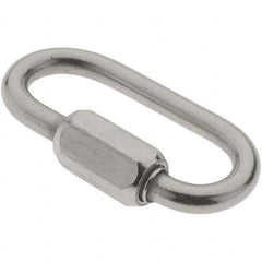 Value Collection - Stainless Steel Quick Link - 1/8" Diameter, 200 Lb Load Limit - Strong Tooling