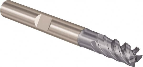 Seco - 20mm, 4 Flute, Single End, Solid Carbide, 2mm Corner Radius End Mill - 110mm OAL, 48° Helix, Right Hand Flute, 42mm LOC, Right Hand Cut, 54mm Extended Reach - Strong Tooling