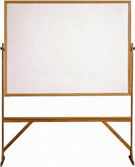 Ghent - 72" High x 53" Wide Reversible Dry Erase Board - Acrylate, 23-1/2" Deep - Strong Tooling