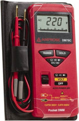 Amprobe - 3156830, CAT II, CAT 0, 600 VAC/VDC, Digital Average Responding Multimeter - 32 mOhm, Measures Voltage, Resistance - Strong Tooling