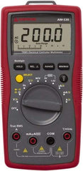 Amprobe - 4018651, CAT III, 600 VAC/VDC, Digital Average Responding Multimeter - 40 mOhm, Measures Voltage, Capacitance, Current, Frequency, Resistance, Temperature - Strong Tooling