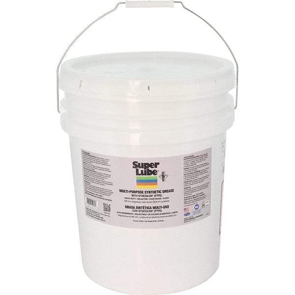 Synco Chemical - 30 Lb Pail Synthetic General Purpose Grease - Translucent White, Food Grade, 450°F Max Temp, NLGIG 1, - Strong Tooling