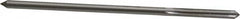 Interstate - 5mm High Speed Steel Chucking Reamer - Straight Flute, Straight Shank, 1-1/4" Flute Length, 5" OAL - Strong Tooling