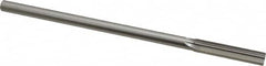 Interstate - 9mm High Speed Steel Chucking Reamer - Straight Flute, Straight Shank, 1-3/4" Flute Length, 7" OAL - Strong Tooling