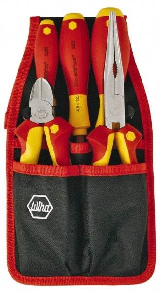 Wiha - 5 Piece Insulated Hand Tool Set - Comes in Belt Pack - Strong Tooling