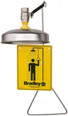 Bradley - Plumbed Drench Showers Mount: Vertical Shower Head Material: Plastic with Stainless Steel - Strong Tooling