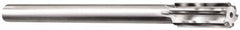 Made in USA - 3/8" Carbide-Tipped 4 Flute Chucking Reamer - Straight Flute, 1-3/4" Straight Shank, 1-3/4" Flute Length, 7" OAL - Strong Tooling