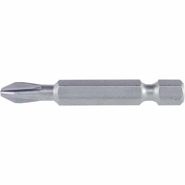 Wiha - #2 Power Bit - 1/4" Drive, 2-3/4" OAL - Strong Tooling