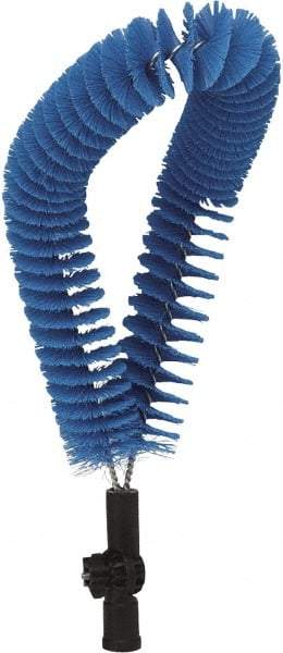 Vikan - Polyester Clean In Place Brush - 2-1/2" Bristle Length, 20" Long x 2-1/2" Wide Head, Blue - Strong Tooling