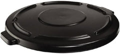 Rubbermaid - Round Lid for Use with 20 Gal Round Trash Cans - Black, Plastic, For 2620 Brute Trash Cans - Strong Tooling