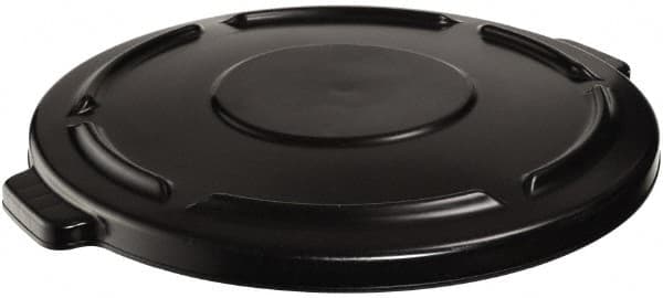 Rubbermaid - Round Lid for Use with 44 Gal Trash Cans - Black, Plastic, For 2643 Brute Trash Cans - Strong Tooling