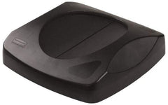 Rubbermaid - Square Lid for Use with 23 Gal Square Trash Cans - Black, Plastic, For 3569-07 & 3569-88 - Strong Tooling