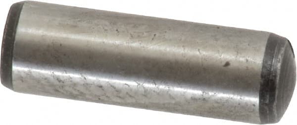 Value Collection - 8mm Diam x 25mm Pin Length Alloy Steel Pull Out Dowel Pin - C 57-63 Hardness, 1 Rounded & 1 Threaded End - Strong Tooling