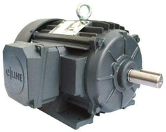 US Motors - 1.5 hp, TEFC Enclosure, No Thermal Protection, 1,175 RPM, 208-230/460 Volt, 60 Hz, Three Phase Energy Efficient Motor - Size 182 Frame, Rigid Mount, 1 Speed, Ball Bearings, 5.2-4.6/2.3 Full Load Amps, F Class Insulation, CCW Lead End - Strong Tooling