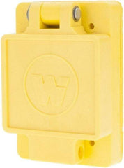 Value Collection - 480 VAC, 30 Amp, L16-30R NEMA, Ungrounded Receptacle - 3 Poles, 4 Wire, Female End, Yellow - Strong Tooling