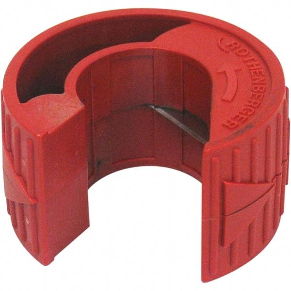 Rothenberger - 3/4" Pipe Capacity, Pipe Cutter - Cuts Plastic, PVC, CPVC, 2" OAL - Strong Tooling