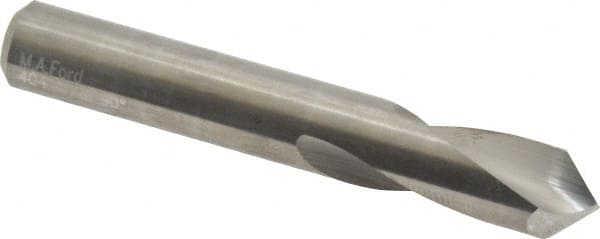 M.A. Ford - 3/8" Body Diam, 90°, 2-1/2" OAL, Solid Carbide Spotting Drill - Strong Tooling