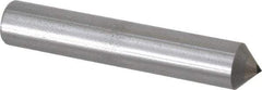 Made in USA - 1/4 Carat Cone Single Point Diamond Dresser - 2-1/2" Long x 7/16" Shank Diam, 90° Included Angle - Strong Tooling