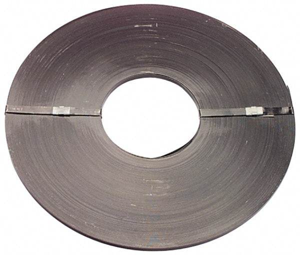 Value Collection - 865" Long x 3/4" Wide, Ribbon Coil Steel Strapping - 1,200 Lb Capacity, 0.02" Thick - Strong Tooling