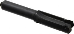 Allied Machine and Engineering - Series B, 1-1/4 to 1-3/4" Diam, 1" Diam Straight Shank, Straight Flute Spade Drill - 3-1/2" Max Depth, 4-3/32" Body Length, 7" OAL, Short Length, Through Coolant - Strong Tooling