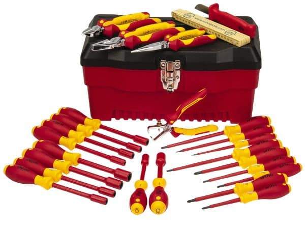 Wiha - 25 Piece Insulated Hand Tool Set - Comes in Molded Case - Strong Tooling