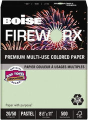 Boise - 8-1/2" x 11" Green Colored Copy Paper - Use with Laser Printers, Copiers, Plain Paper Fax Machines, Multifunction Machines - Strong Tooling