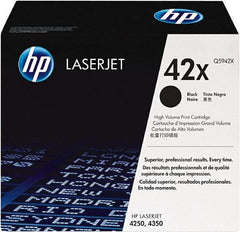 Hewlett-Packard - Black Toner Cartridge - Use with HP LaserJet 4250, 4350 - Strong Tooling