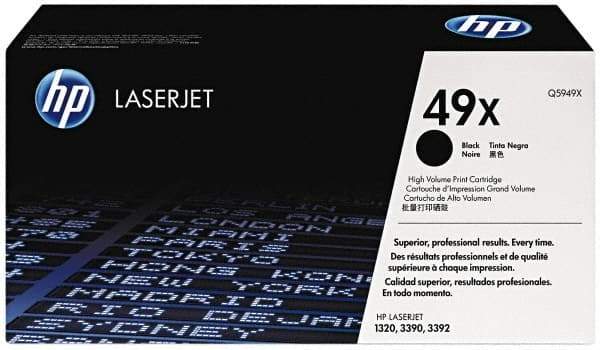 Hewlett-Packard - Black Toner Cartridge - Use with HP LaserJet 1160, 1160Le, 1320, 1320t, 1320n, 1320nw, 1320tn, 3390 - Strong Tooling