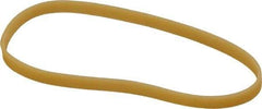 Alliance - 3 Inch Circumference, 1/8 Inch Wide, Pale Crepe Gold Rubber Band Strapping - 1,100 Pieces - Strong Tooling