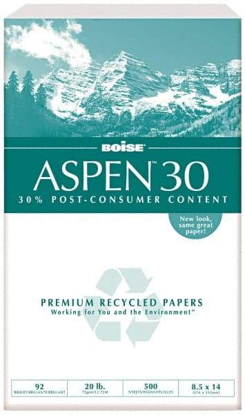 Boise - 8-1/2" x 14" White Copy Paper - Use with Laser Printers, High-Speed Copiers, Plain Paper Fax Machines - Strong Tooling