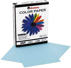 UNIVERSAL - 8-1/2" x 11" Blue Copy Paper - Use with Laser Printers, Copiers, Offset Presses, Spirit Duplicators - Strong Tooling