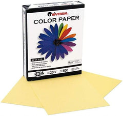 UNIVERSAL - 8-1/2" x 11" Canary Copy Paper - Use with Laser Printers, Copiers, Offset Presses, Spirit Duplicators - Strong Tooling