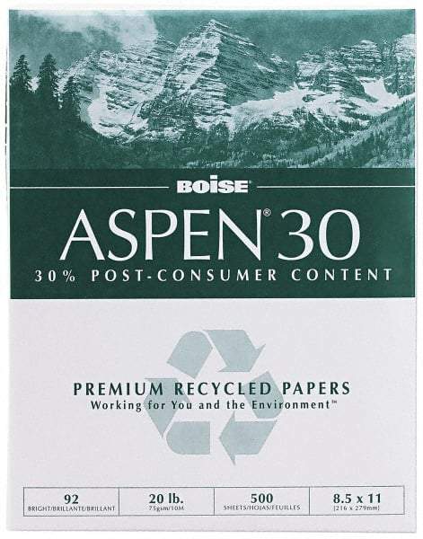 Boise - 8-1/2" x 11" White Copy Paper - Use with Laser Printers, High-Speed Copiers, Plain Paper Fax Machines - Strong Tooling